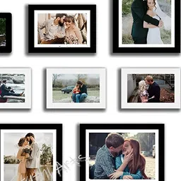 Stuthi Arts Black 8 to 12 Pieces Wood Wall Photo Frames-image-42