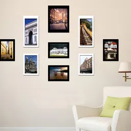 ArtzFolio White 9 Pieces Wooden Wall Photo Frames-image-16