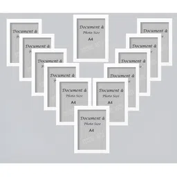 Stuthi Arts White 12 Pieces Wooden Wall Photo Frames-image-30