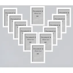 Stuthi Arts White 8 to 12 Pieces Wood Wall Photo Frames-picture-19