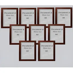 Stuthi Arts Brown 9 Pieces Wooden Wall Photo Frames-picture-22