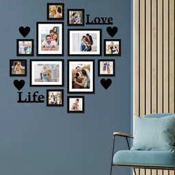 RANDOM Set Of 12 Black Solid Individual Photo Frames-picture-19