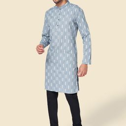 YU by Pantaloons Ethnic Motifs Printed Cotton Kurta-picture-10