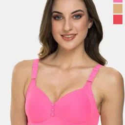 Tweens Pack Of 3 Full Coverage Lightly Padded T-shirt Bras With All Day Comfort-image-21