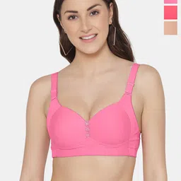 Tweens Pack of 3 Full Coverage Lightly Padded Cotton T-shirt Bras With All Day Comfort-picture-37