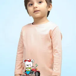 NUSYL Kids Graphic Printed Pure Cotton T-shirt-picture-17