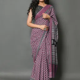 KALINI Floral Printed Pure Cotton Saree-picture-27