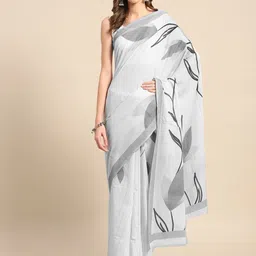 BUTA BUTI Floral Pure Cotton Saree-picture-43