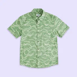 Pantaloons Junior Boys Printed Casual Cotton Shirt-image-51