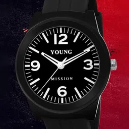 YOUNG MISSION Kids Round Analogue Watch YOUNG MISSION YM 604 BK-picture-36