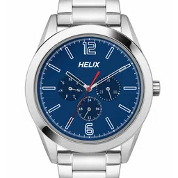 Helix Men Brass Printed Dial & Stainless Steel Bracelet Style Straps Analogue Watch TW031HG20-picture-41