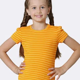 Van Heusen Girls Cotton Striped T-shirt-picture-27