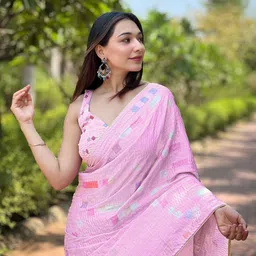 Rekha Maniyar Embellished Sequinned Saree-image-29