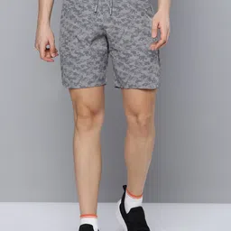 SPORTO Men Abstract Printed Dry Fit Sports Shorts-image-89