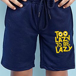 NUSYL Boys Typography Printed Mid Rise Shorts-picture-32