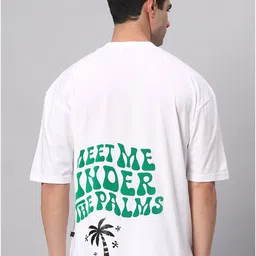 GRIFFEL Typography Printed Cotton Oversized T-shirt-picture-31