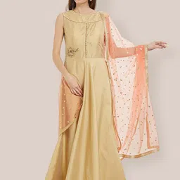 Dupatta Bazaar  Embroidered Dupatta with Sequinned-picture-24