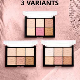 SHRYOAN Best Loved 6 Color Highlighter Palette - 15 gm-picture-39