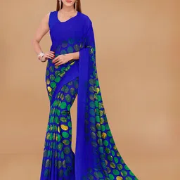 moda rapido ANAND SAREES Geometric Printed Saree-picture-21