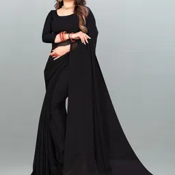 moda rapido ANAND SAREES Poly Georgette Saree-picture-13
