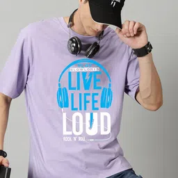 SLOWLORIS Men Typography Printed Applique T-shirt-picture-17