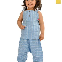 Tiny Bunnies Girls Pack Of 2 Striped Top with Trousers-picture-54