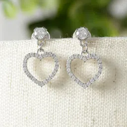 GIVA 925 Silver Charming Heart Drop Earrings-picture-45