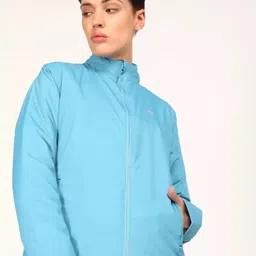 Wildcraft Women Blue Solid Lightweight Outdoor Sporty Jacket-picture-14