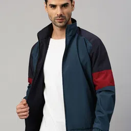 VOXATI Men Striped Longline Sporty Jacket-picture-20