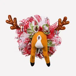 Little Surprise Box LLP Mustard Yellow Christmas Wreath for Wall, Door & Tree Decor-picture-48