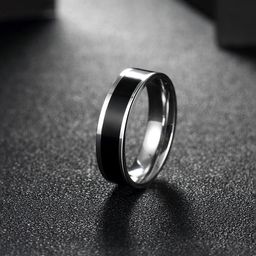 Yellow Chimes Stainless Steel with Enamelled Detailing Finger Ring-picture-5