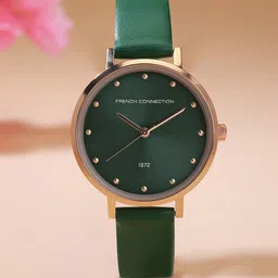 French Connection Women Round Leather Analogue Watch FCN00080A-image-30