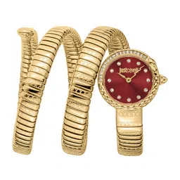 Just Cavalli Women Embellished Wrap Around Straps Analogue Automatic Watch JC1L302M0035-picture-23