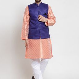 NEUDIS Men Woven Design Nehru Jackets-picture-40