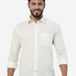 Greenfibre Spread Collar Opaque Pure Cotton Casual Shirt-picture-28