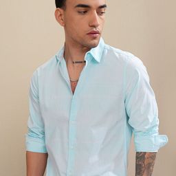 HIGHLANDER Men Checked Spread Collar Casual Shirt-picture-16