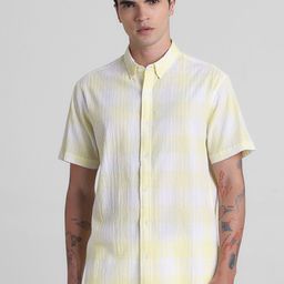 Jack & Jones Checked Button-Down Collar Casual Shirt-picture-8