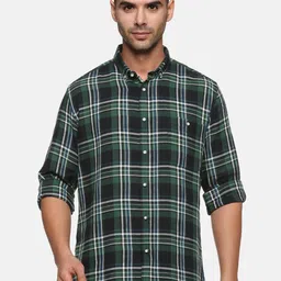 DON VINO Men Comfort Tartan Checks Opaque Checked Casual Shirt-picture-21