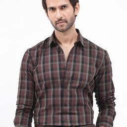 RARE RABBIT Comfort Tartan Checked Cotton Casual Shirt-picture-39