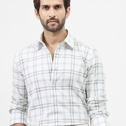 RARE RABBIT Comfort Tartan Checked Cotton Casual Shirt-picture-43