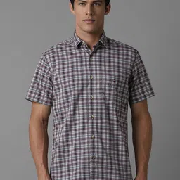 Louis Philippe Sport Men Slim Fit Opaque Checked Casual Shirt-picture-29