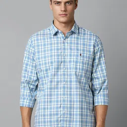 Louis Philippe Sport Men Slim Fit Opaque Checked Casual Shirt-picture-38