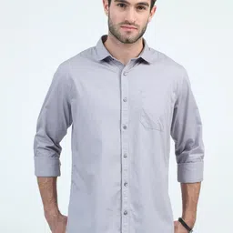 URBARO Smart Slim Fit Pure Cotton Casual Shirt-image-18