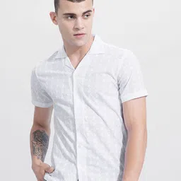 Snitch Classic Slim Fit Opaque Printed Casual Shirt image 1