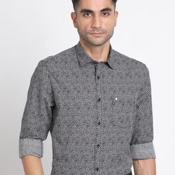 Turtle Relaxed Regular Fit Abstract Printed Casual Shirt-picture-19
