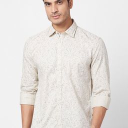 Parx Slim Fit Floral Printed Casual Cotton Shirt-picture-8