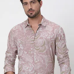 Mufti Slim Fit Floral Printed Casual Shirt-picture-33