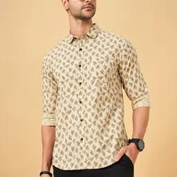 BYFORD by Pantaloons Slim Fit Conversational Printed Cotton Casual Shirt-image-83