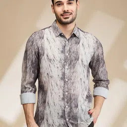 Being Human Men Slim Fit Opaque Printed Casual Shirt-picture-35