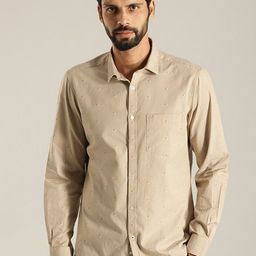 Indian Terrain Floral Printed India Slim Fit Cotton Casual Shirt-picture-47